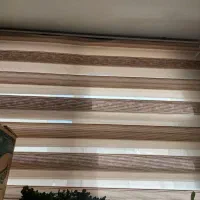 پرده زبرا و پرده توری سالن