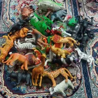 لگو اسباب بازی و حیوانات و ماشین فلزی|اسباببازی|برخوار, |دیوار