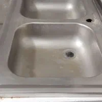 سینک ظرفشویی استیل البرز و کابینت فلزی گالوانیزه|مصالح و تجهیزات ساختمان|کلاچای, |دیوار