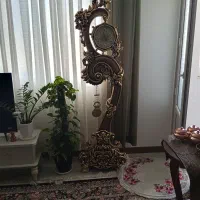 ساعت ایستاده رنگ طلا ثابت