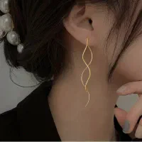 گوشواره بخیه ای طلا ۱۸ عیار جدید و شیک|جواهرات|تهران, بازار|دیوار