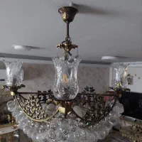 لوستر برنز اصل  سالم و کم کار کرد|لوستر و چراغ آویز|تهران, شمیران‌نو|دیوار