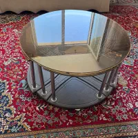گل میز شیشه ای سالم