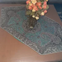 رومیزی ترمه ۳تیکه نونو بدونه ایراد|پرده، رانر، رومیزی|ری, جوانمرد قصاب|دیوار