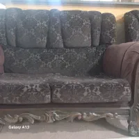 مبل تمیز اسکلت کاملا چوب