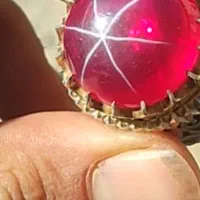 انگشتر یاقوت استار معدنی|جواهرات|یاسوج, |دیوار