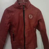 کت وکاپشن چرم پسرانه در حد نو