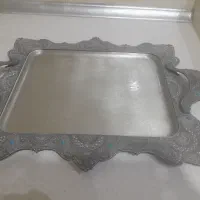 سینی مستطیلی بزرگ دسته دار