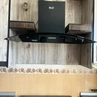 کابینت اشپزخانه با هود و سینک و شیر آلات سینک|آب‌چکان و نظم‌دهنده ظروف|گلپایگان, |دیوار