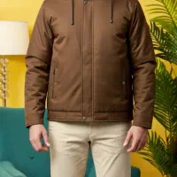 کاپشن کتان داخل خز ضخیم سایز بزرگ