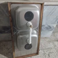 سینک دو لگن سالم و تمیز