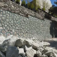 سنگ‌کاری مالون قلوه هرزه موزائیک گابیون بندی