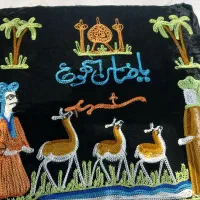 تابلو مخمل یا ضامن آهو بدون قاب|تابلو، نقاشی، عکس|تبریز, |دیوار