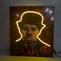تابلو نئون چارلی چاپلین