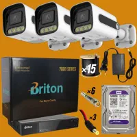 دوربین مداربسته بادستگاه  پنج رکوردbriton کف قیمت|دوربین مداربسته|خرمشهر, |دیوار