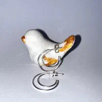 گوشوار نقره اصل پیرسینگ گوش نقره آلمان ساخت تایلند|جواهرات|رشت, بازار|دیوار