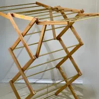 پخش بند رخت تاشو چوب گردو  و استیل