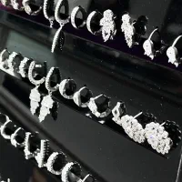 گوشواره نقره ۹۲۵ زنانه و گوشواره دخترانه