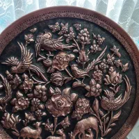 تابلو قلم زنی  شده روی مس