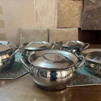 سرویس قابلمه استیل(براق)کن لوکس kenloox مدلk01|ظروف پخت‌وپز|مشهد, هنرستان|دیوار