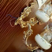 لوستر کریستال شاخه انگوری|لوستر و چراغ آویز|اهواز, بهارستان|دیوار