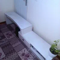 میز دوتکه چوبی