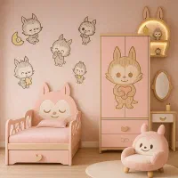 سرویس خواب کودک و نوجوان مدل لبوبو