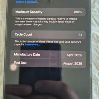 گوشی آیفون ۱۶ پرومکس zaa|موبایل|تهران, اقدسیه|دیوار