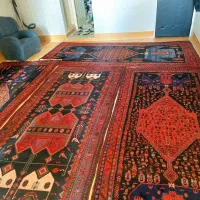 قالی دست بافت قدیمی|فرش|سنندج, |دیوار