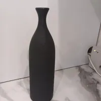 گلدان سرامیکی رنگ مشکی
