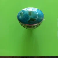 انگشترفیروزه اصل نیشابوروعقیق سرخ طوقداریمنی|جواهرات|اردبیل, |دیوار