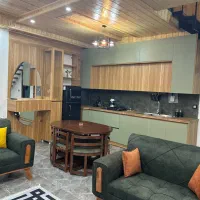 اجاره کلبه سویسی دو خوابه تراس وحیاط دار ماسال|اجارهٔ کوتاه‌مدت ویلا و باغ|رشت, منظریه|دیوار