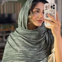 شال برشکا پاییزه چاپ خیس