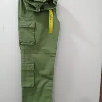 شلوار لی کتان کارگو