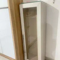 بوفه ایستاده ، ویترین، جنس ام دی اف ، سالم