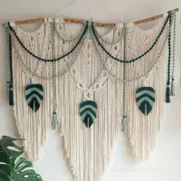 دیوارکوب مکرومه با تنوع طرح و رنگ دلخواه