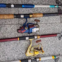 چوب و چرخ ماهی گیری|ماهیگیری|نقده, |دیوار