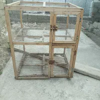 قفس پرنده 70در 60. در ارتفاع 90 سانت دوطبقه اس