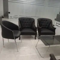 مبل اداری نیم ست چرم