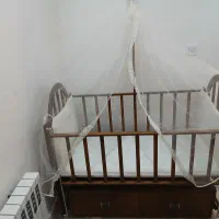 تخت مدل ننویی کودک جنس نراد|تخت و صندلی بچه|رشت, باهنر|دیوار