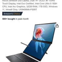 لپ‌تاپ ASUS Zenbook Duo - دو مانیتوره - کاملاً نو