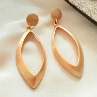 گوشواره آویز بلند مدل طلایی فانتزی