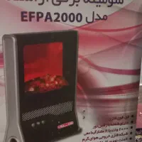 بخاری برقی فن دار طرح شومینه آک داخل کارتن|بخاری، هیتر، شومینه|زابل, |دیوار