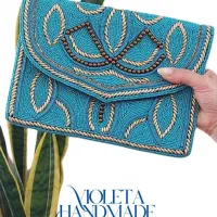 کیف دست ساز سنگدوزی واردات هند