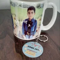 لیوان سفید با چاپ دلخواه سفارش۳+۱عدد هدیه