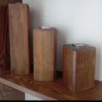 شمعدان چوبی|صنایع دستی و سایر لوازم تزئینی|قم, شاه سید علی|دیوار