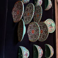سرویس چایخوری میناکاری سفالی