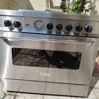 گاز فر اسنوا صفحه استیل جوجه گردان وفر