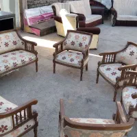 مبل راحتی کارکرده تمیز و سالم|مبلمان خانگی و میز عسلی|قم, مسجد امام حسن|دیوار