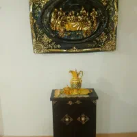 دکوراسیون مبل لاکچری بوفه اینه کنسول تابلو